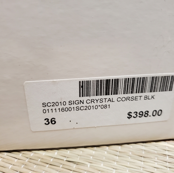 White Crystal Corset: Bust Size 36 Starline Brand - Picture 5 of 7